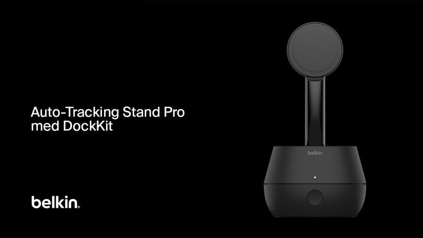 Belkin Auto-Tracking Stand Pro med DockKit