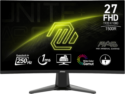 MSI 27" MAG 27C6X VA (1500R) 240 Hz