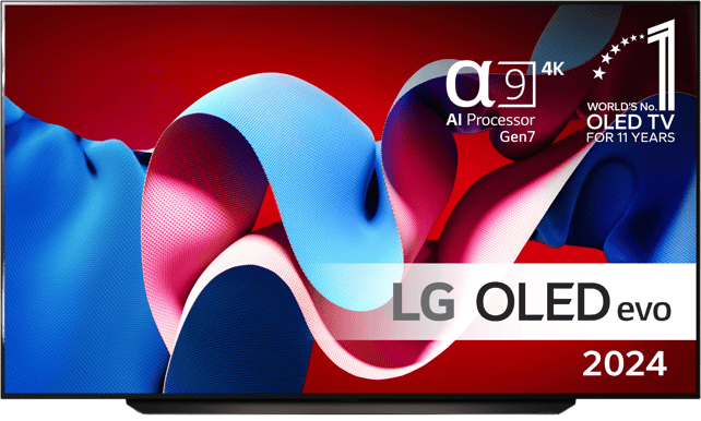 LG 83" OLED83C4 evo 4K Smart TV