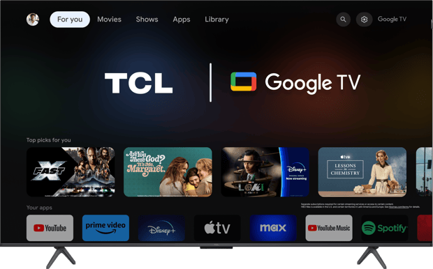 TCL 55" 55C655 QLED 4K Google TV