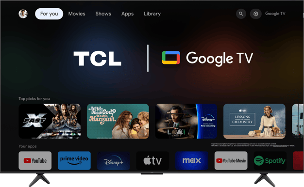 TCL 85" 85C655 QLED 4K Google TV