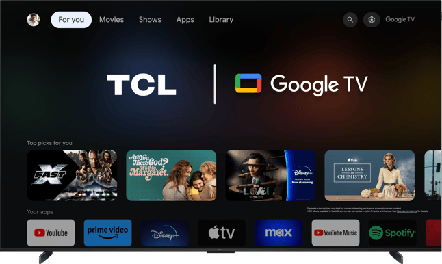 TCL 98" 98C655 QLED 4K Google TV