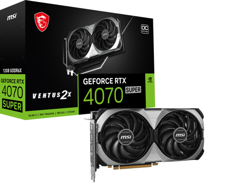 MSI GeForce RTX 4070 Super 12GB Ventus 2X OC