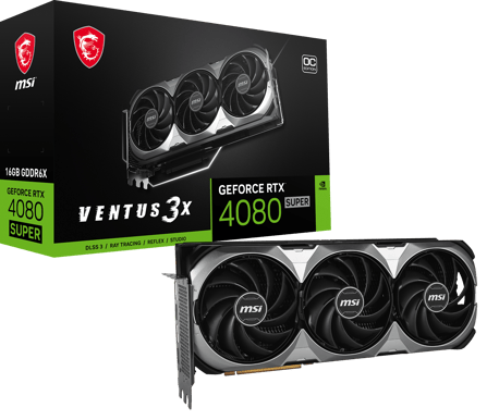 MSI GeForce RTX 4080 Super 16GB Ventus 3X OC